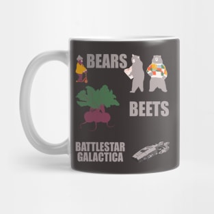 Bears beets battlestar galactica Mug